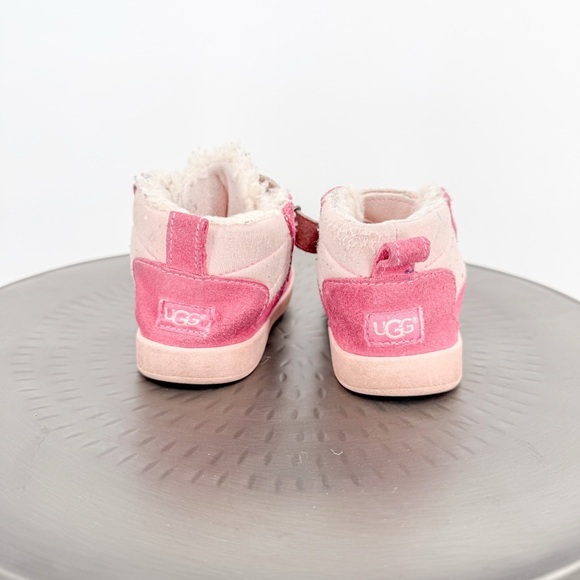 UGG PRITCHARD GENUINE SHEARLING LINED BOOTIE PINK AZALEA BABY - Picture 8 of 8